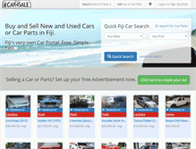 Tablet Screenshot of car4sale.com.fj